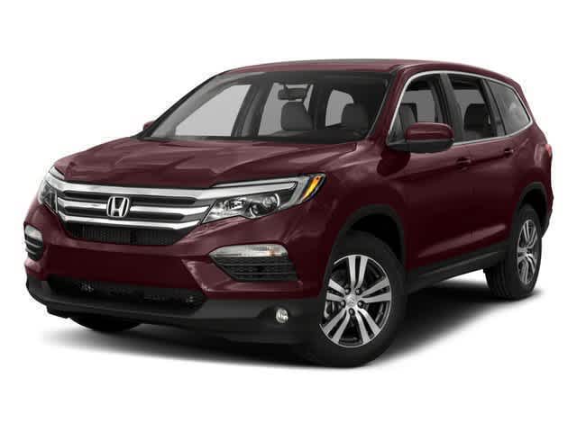 2017 Honda Pilot EX-L in Gray — front three-quarter view