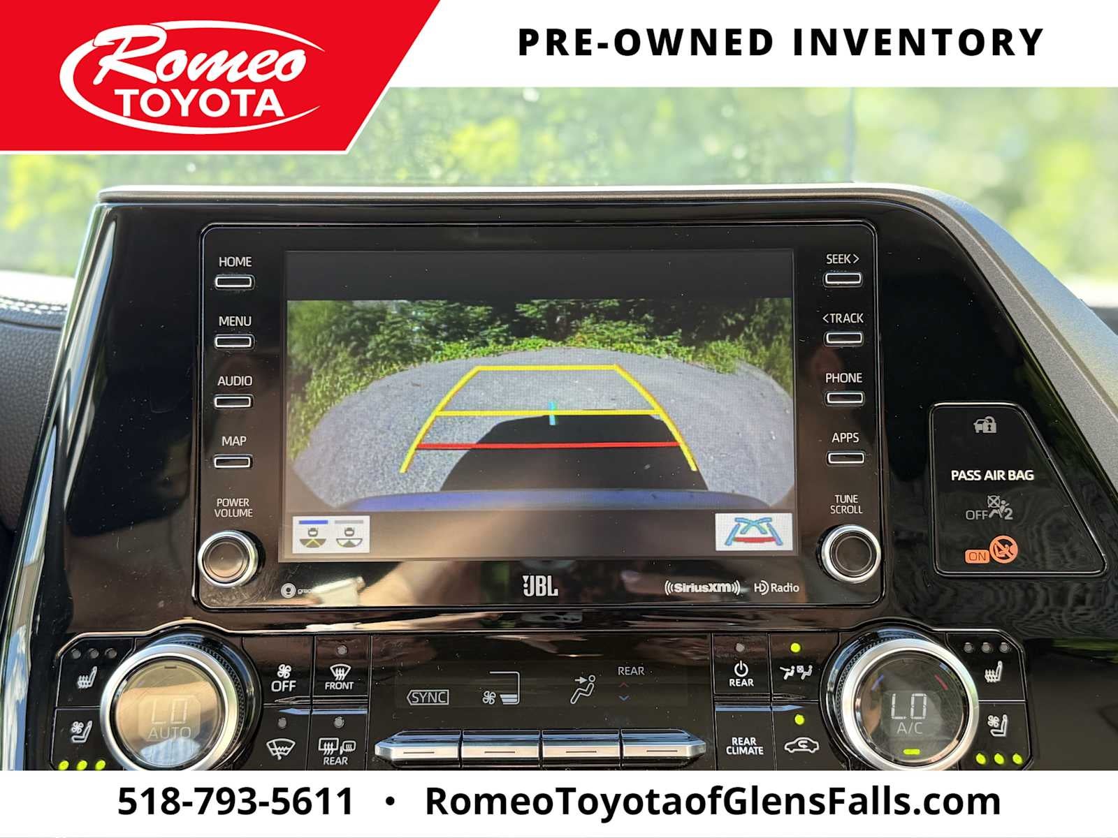 2020 Toyota Highlander — rear three-quarter view
