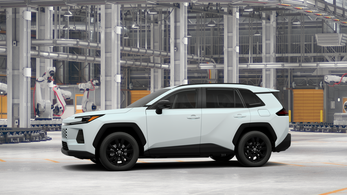 2026 Toyota RAV4 — rear three-quarter view