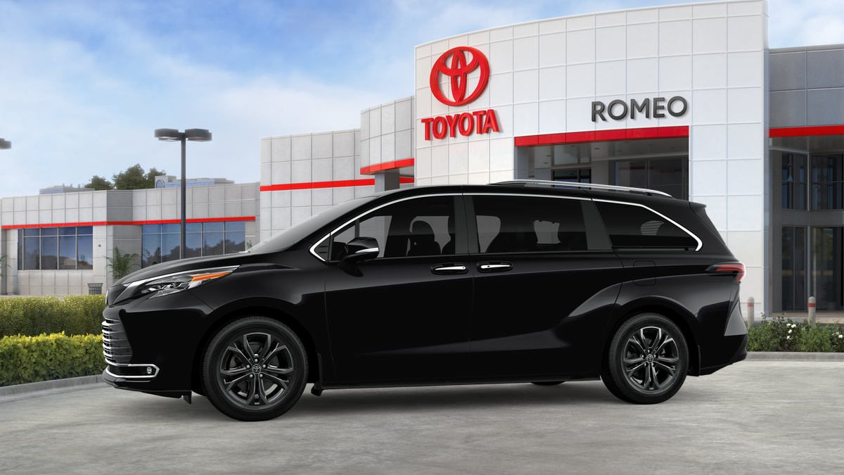 2026 Toyota Sienna — rear three-quarter view