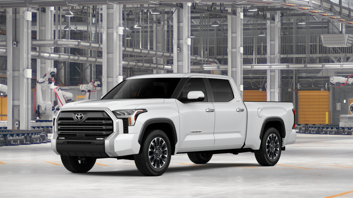 2026 Toyota Tundra Limited in Ice Cap — front three-quarter view